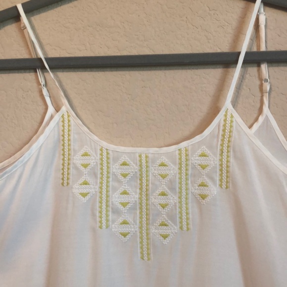 Guc lime green and cream tank size medium - Picture 3 of 5